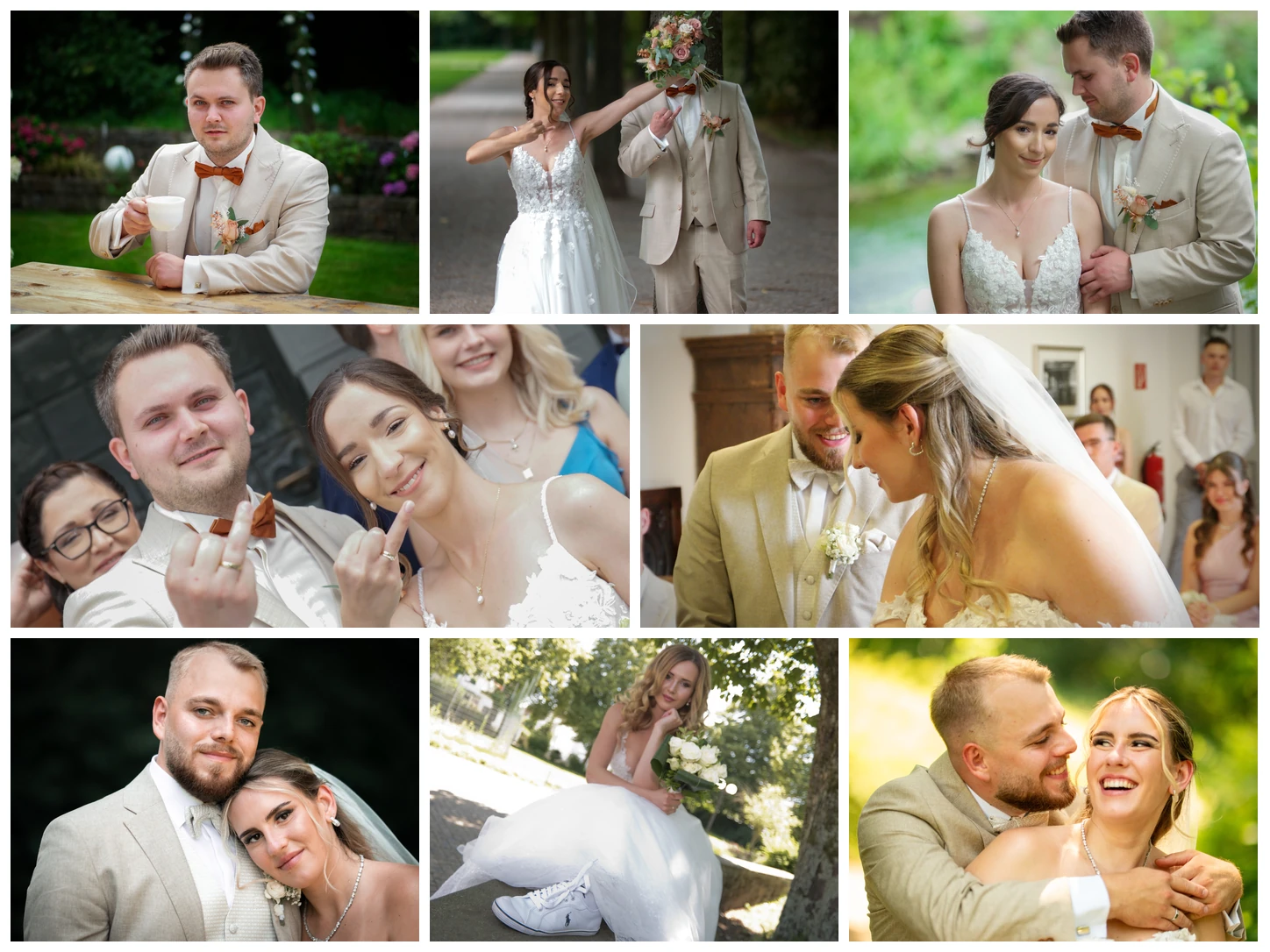 Hochzeitsfoto-Collage für Hamburg – Graf-Video Hochzeitsmomente voller Liebe und Freude – Hochzeitsfotografie in Hamburg